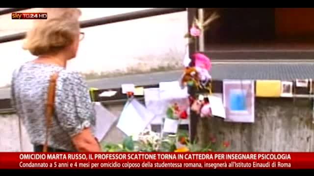 Omicidio Marta Russo, Scattone torna in cattedra