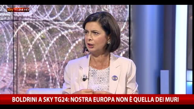 Boldrini: "Dobbiamo diventare Stati Uniti d'Europa"
