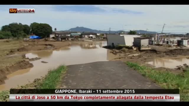 La tempesta tropicale Etau colpisce il Giappone