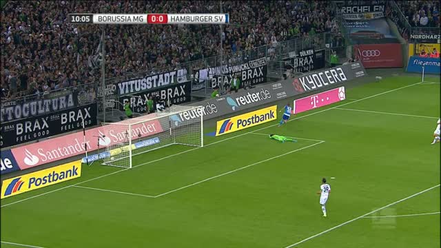 Borussia Mönchengladbach-Amburgo 0-3