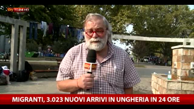 Migranti, oltre 3mila arrivi in Ungheria in 24 ore
