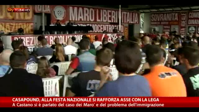 Casapound, continua la festa nazionale nel milanese 