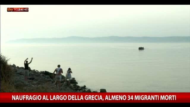 Naufragio al largo della Grecia, morti almeno 34 migranti 