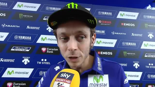 Rossi: "Avrei voluto essere sul podio"