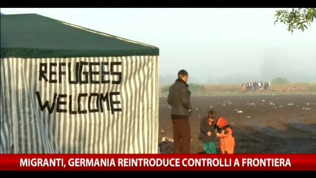 Migranti, Germania reintroduce controlli alla frontiera