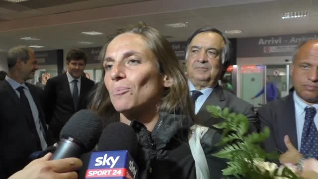 Roberta Vinci torna in Italia, l'emozione dopo gli Us Open	