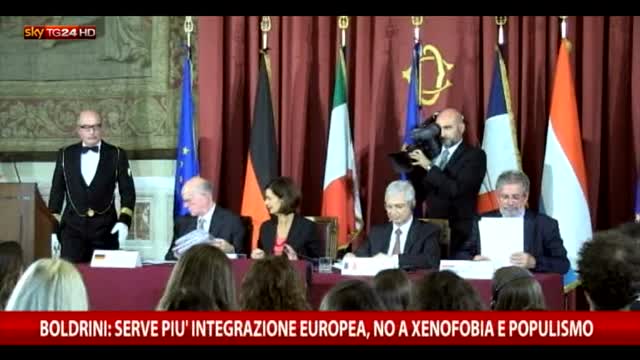 Mattarella: integrazione, più impegno da Paesi fondatori Ue