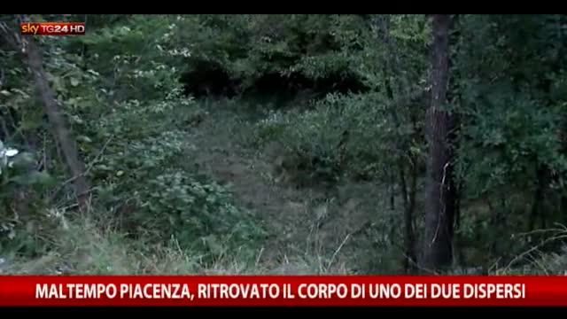 Maltempo Piacenza, ritrovato il corpo di uno dei dispersi