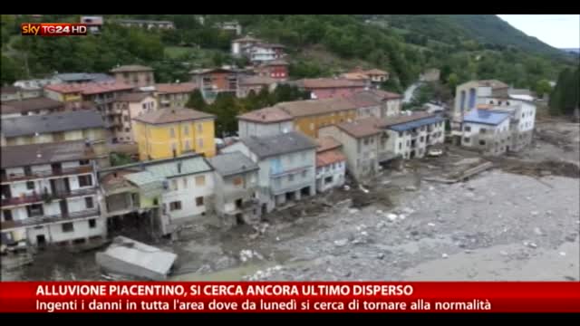 Alluvione nel Piacentino, si cerca ancora l'ultimo disperso