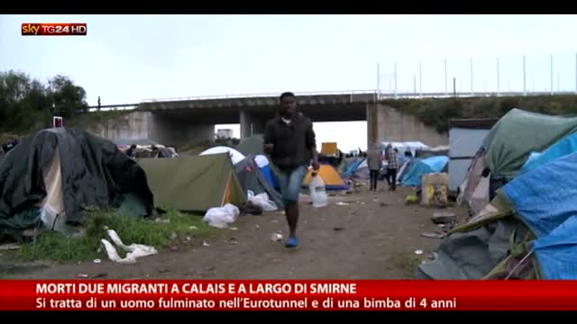 Migranti, 2 vittime: un uomo a Calais e una bimba in Turchia