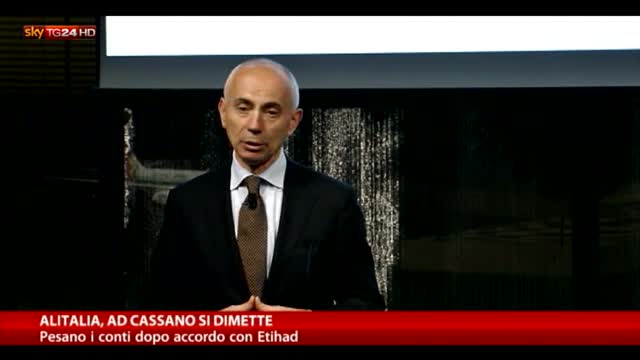 Alitalia: a.d. Cassano si dimette, deleghe a Montezemolo