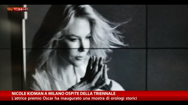 Nicole Kidman a Milano ospite della Triennale