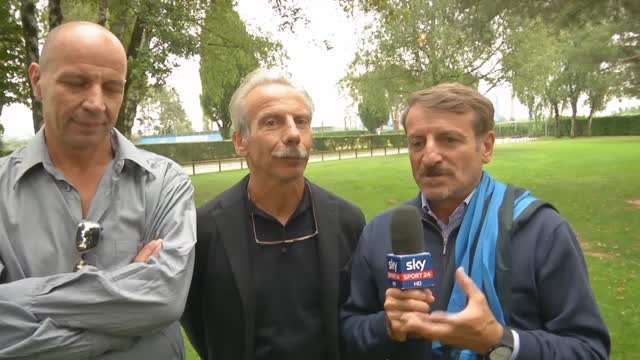Inter e Football Therapy, con Aldo Giovanni e Giacomo