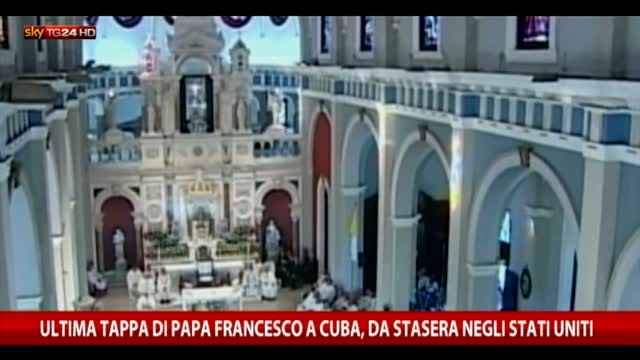 Ultima tappa di Papa Francesco a Cuba, poi visita gli Usa