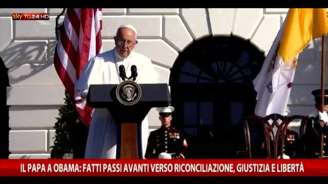 Papa a Obama: "Fatti passi avanti verso riconciliazione"