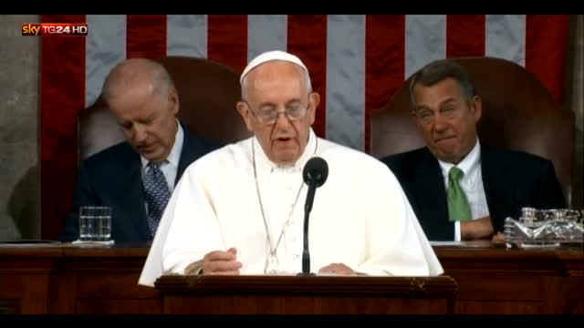 Il Papa a Capitol Hill: fondamentalismo, nessuna fede immune