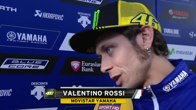 Rossi: "Pista difficile. Voglio il podio"