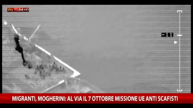 Mogherini: al via il 7 ottobre la missione Ue anti-scafisti