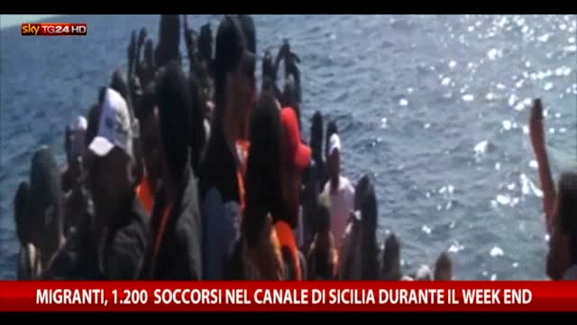 Week-end di soccorsi nel canale di Sicilia