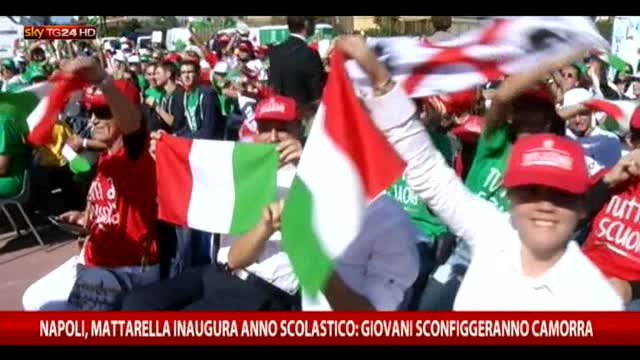 Mattarella a Napoli: i giovani batteranno le mafie