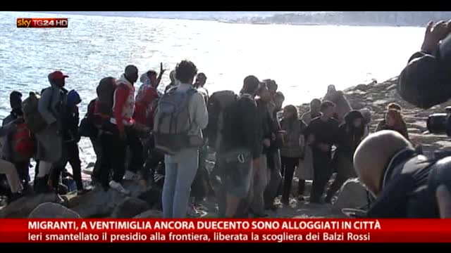 Migranti, a Ventimiglia ancora 200 alloggiati in città