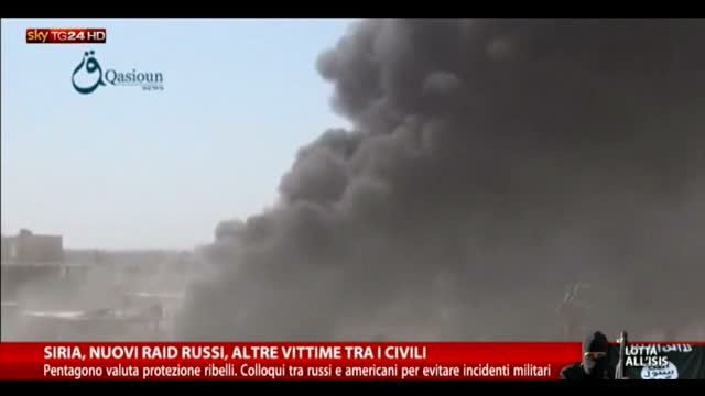 Siria, nuovi raid russi e altre vittime tra i civili