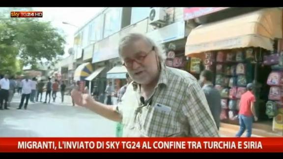 Migranti, l'inviato di Sky Tg24 al confine Siria -Turchia