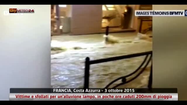 Alluvione in  Francia