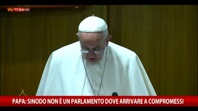 Papa: "Il Sinodo non è un parlamento"
