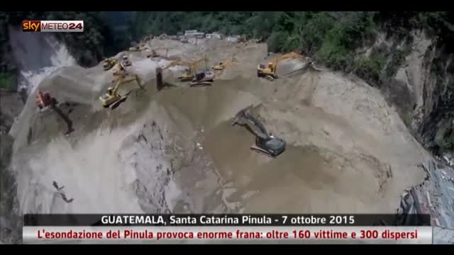 Frana in Guatemala, oltre 160 vittime e 300 dispersi 