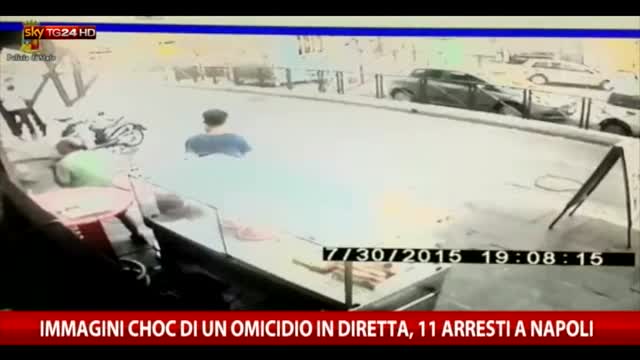 Napoli, omicidio in diretta tra la folla: 11 arresti