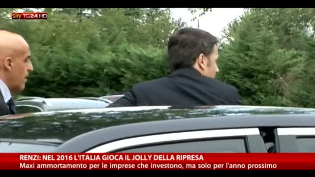 Renzi in Veneto: nel 2016 Italia gioca jolly della ripresa