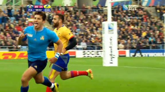 Rugby World Cup, Italia-Romania 32-22
