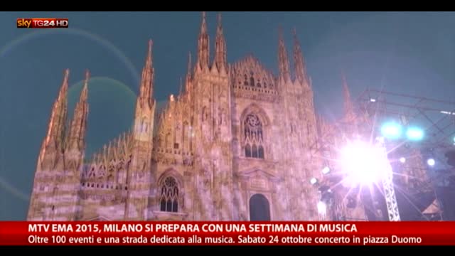 Mtv Ema 2015, Milano si prepara a una settimana di musica