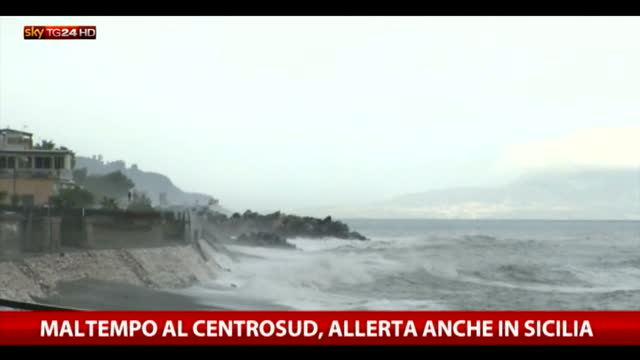Maltempo, in Sicilia allerta meteo rossa