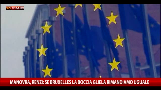Renzi sfida Bruxelles, la manovra non cambierà