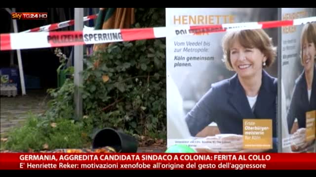 Colonia, accoltellata candidata sindaco per motivi xenofobi