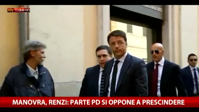 Manovra, Renzi  parte del Pd si oppone a prescindere