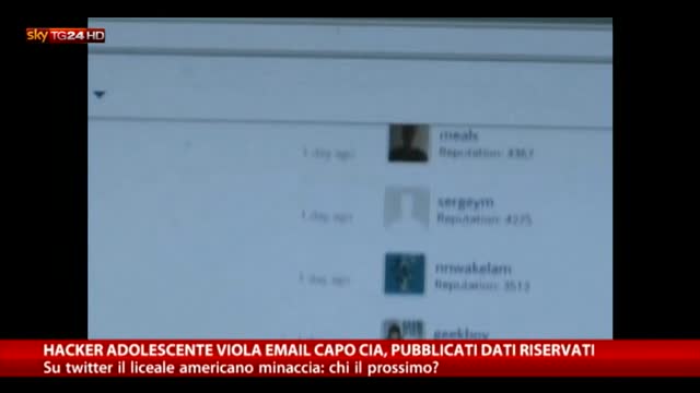 Hacker adolescente viola email capo CIA, pubblicati dati 