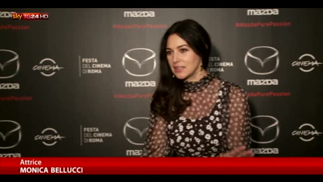 La bond girl Monica Bellucci alla Festa del cinema di Roma