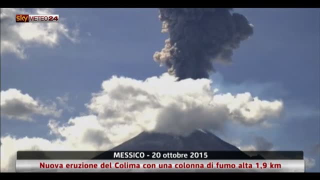 Eruzione del Vulcano di Fuoco in Messico