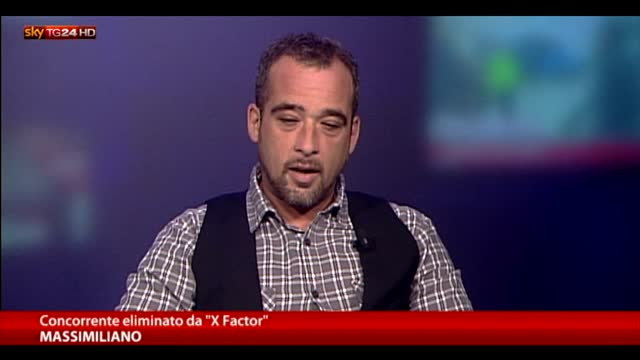 X Factor, parla Massimiliano, il primo eliminato