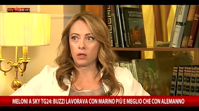 Giorgia Meloni: Cooperativa Buzzi inserita a sinistra