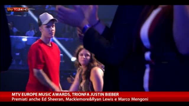 Mtv Europe Music Awards a Milano, trionfa Justin Bieber