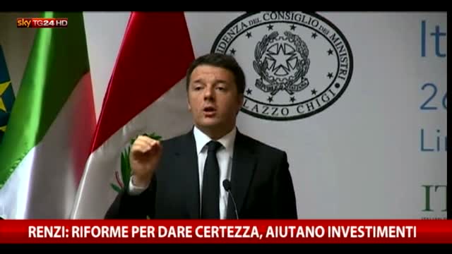 Italicum, Renzi in Perù: riforme per dare più certezza