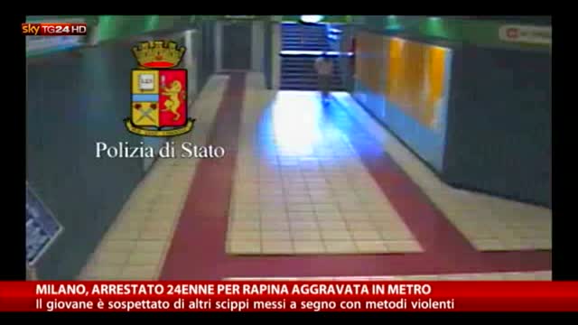 Milano, arrestato 24enne per rapina aggravata in metro
