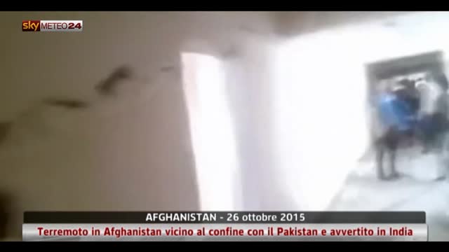 Forte terremoto in Afghanistan