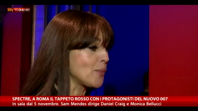 Monica Bellucci: “Roma ha aperto le porte a James Bond”