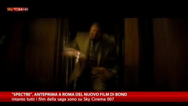 Spectre, anteprima a Roma del nuovo film di 007