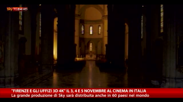 Firenze e gli Uffizi 3D e 4K, dal 3 al 5 novembre al cinema